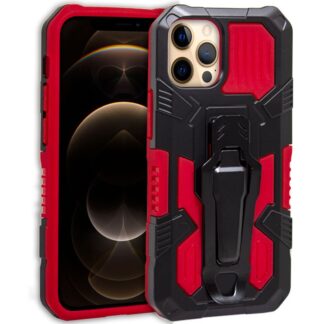 carcasa cool para iphone 12 pro max hard clip rojo.jpg