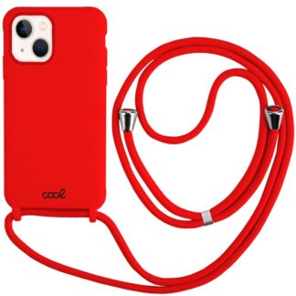 carcasa cool para iphone 13 mini cordon liso rojo.jpg