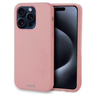 carcasa cool para iphone 15 pro eco biodegradable rosa.jpg