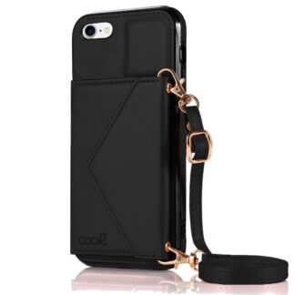 carcasa cool para iphone 7 8 se 2020 se 2022 colgante wallet negro.jpg