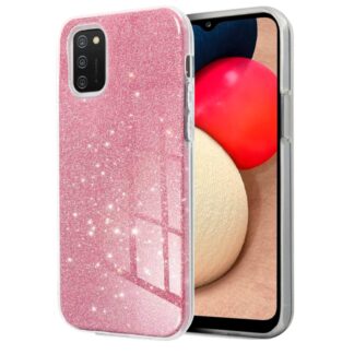 carcasa cool para samsung a025 galaxy a02s glitter rosa.jpg