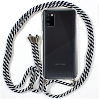 carcasa cool para samsung a415 galaxy a41 cordon blanco negro.jpg