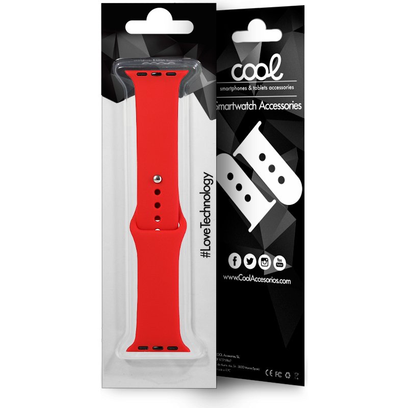 correa cool para apple watch series 1 2 3 4 5 6 7 8 9 se 38 40 41 mm goma rojo 1.jpg