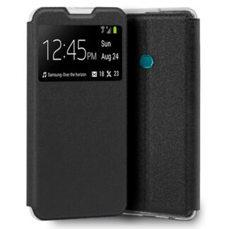 funda cool flip cover para huawei honor 9x lite liso negro.jpg