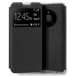 funda cool flip cover para huawei mate 40 pro 40 pro plus liso negro.jpg