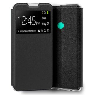 funda cool flip cover para huawei p smart 2020 liso negro.jpg