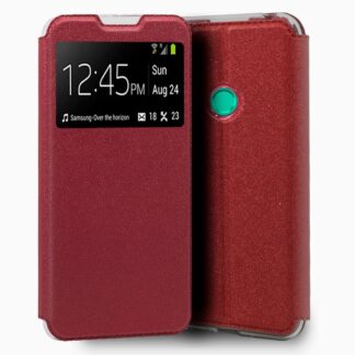 funda cool flip cover para huawei p smart 2020 liso rojo.jpg