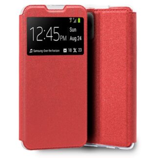 funda cool flip cover para iphone 13 pro max liso rojo.jpg