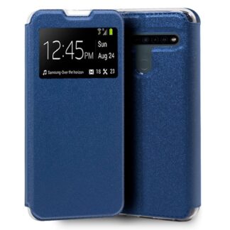 funda cool flip cover para lg k41s k51s liso azul.jpg