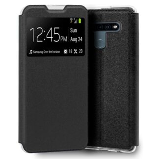 funda cool flip cover para lg k41s k51s liso negro.jpg