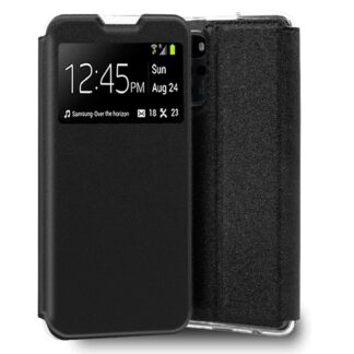 funda cool flip cover para motorola moto g22 liso negro.jpg