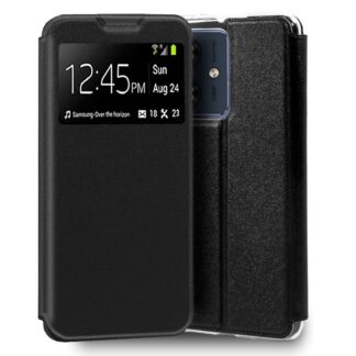 funda cool flip cover para motorola moto g54 5g liso negro.jpg