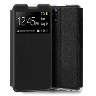 funda cool flip cover para oppo a57s a77 5g realme narzo 50 5g liso negro.jpg