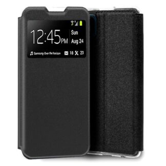 funda cool flip cover para realme c11 2021 liso negro.jpg