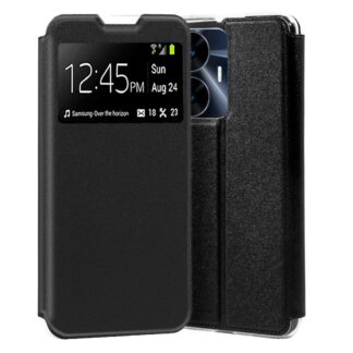 funda cool flip cover para realme c55 liso negro.jpg