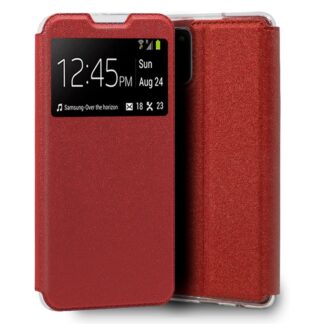 funda cool flip cover para samsung a025 galaxy a02s liso rojo.jpg