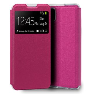 funda cool flip cover para samsung a125 galaxy a12 m12 liso rosa.jpg