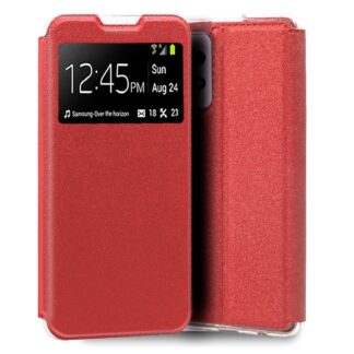 funda cool flip cover para samsung a135 galaxy a13 liso rojo.jpg