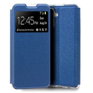 funda cool flip cover para samsung a136 galaxy a13 5g a04s liso azul.jpg