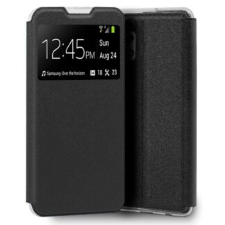 funda cool flip cover para samsung a325 galaxy a32 4g liso negro.jpg