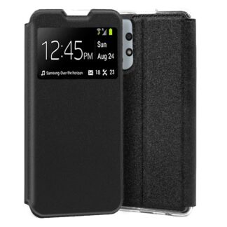 funda cool flip cover para samsung a336 galaxy a33 5g liso negro.jpg