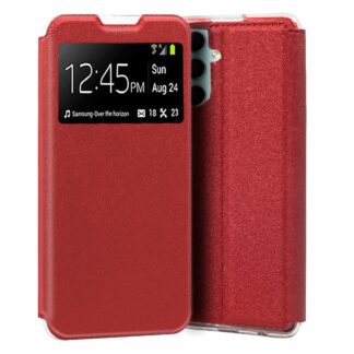 funda cool flip cover para samsung a346 galaxy a34 5g liso rojo.jpg