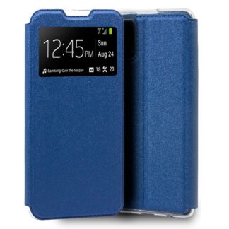 funda cool flip cover para samsung a415 galaxy a41 liso azul.jpg