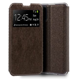 funda cool flip cover para samsung a515 galaxy a51 liso bronce.jpg