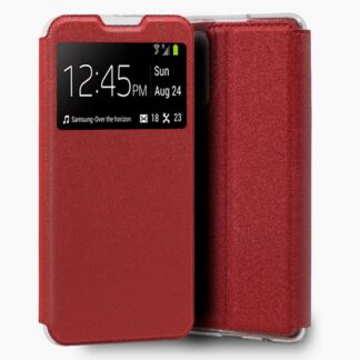 funda cool flip cover para samsung a525 galaxy a52 a52 5g a52s 5g liso rojo.jpg