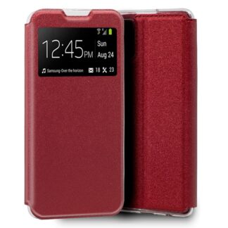 funda cool flip cover para samsung a715 galaxy a71 liso rojo.jpg