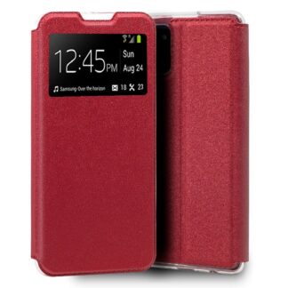 funda cool flip cover para samsung g770 galaxy s10 lite liso rojo.jpg