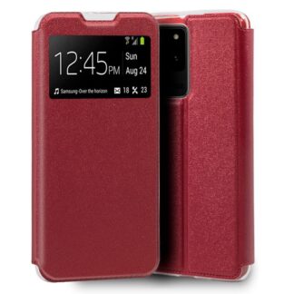 funda cool flip cover para samsung g988 galaxy s20 ultra 5g liso rojo.jpg