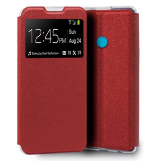 funda cool flip cover para samsung m115 galaxy m11 a11 liso rojo.jpg