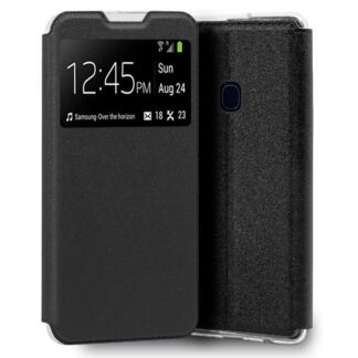 funda cool flip cover para samsung m215 galaxy m21 liso negro.jpg