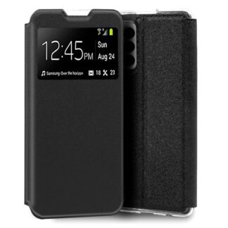 funda cool flip cover para samsung m236 galaxy m23 5g liso negro.jpg