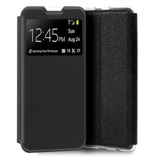 funda cool flip cover para samsung m336 galaxy m33 5g liso negro.jpg