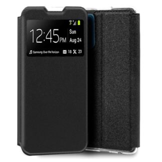 funda cool flip cover para samsung m526 galaxy m52 5g liso negro.jpg