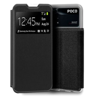 funda cool flip cover para xiaomi poco m4 pro liso negro.jpg