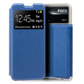 funda cool flip cover para xiaomi poco x4 pro 5g liso azul.jpg