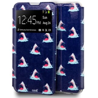 funda cool flip cover para xiaomi pocophone m3 redmi 9t dibujos tiburon.jpg