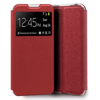 funda cool flip cover para xiaomi pocophone m3 redmi 9t liso rojo.jpg