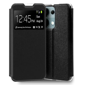 funda cool flip cover para xiaomi redmi note 13 pro liso negro.jpg