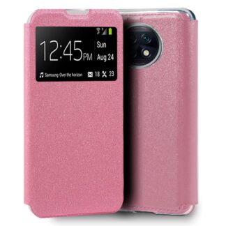 funda cool flip cover para xiaomi redmi note 9t liso rosa.jpg