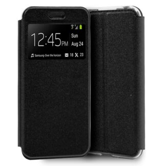 funda cool flip cover para zte blade a31 lite a3 2019 liso negro.jpg