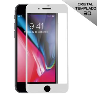 protector pantalla cristal templado cool para iphone 7 iphone 8 full 3d blanco.jpg